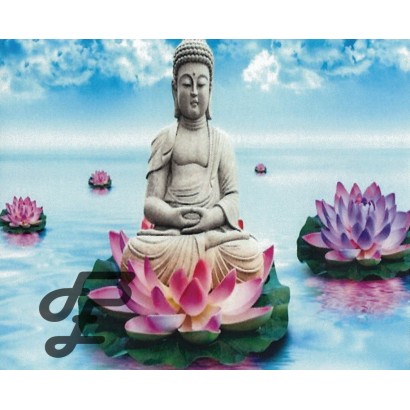 Bouddha sur Lotus