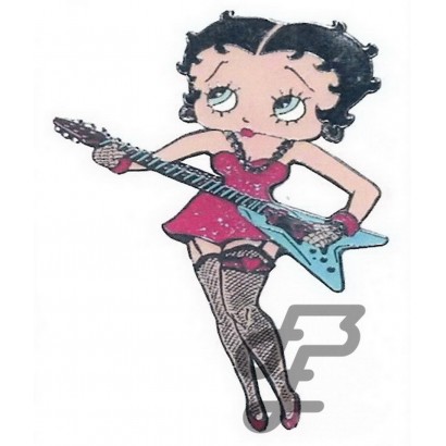 Betty boop guitare