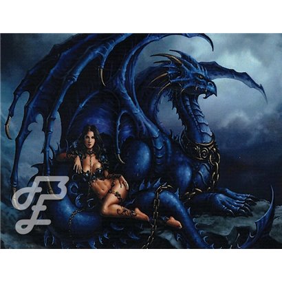 Dragon Bleu et sa Reine
